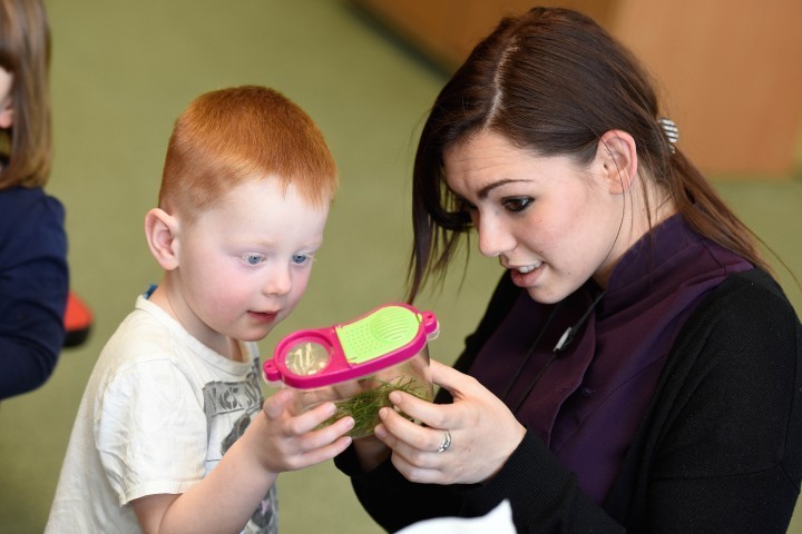Nursery children set for great big bug hunt
