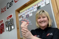 Ace Car Care in Shrewsbury. Pam Williams.