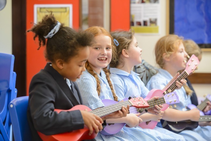 Students at Staffordshire school tuning up for music festival