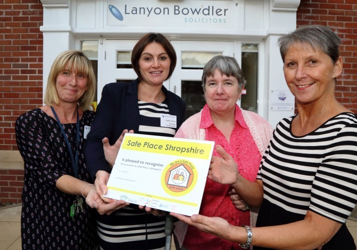 Shropshire law firm signs up to Safe Places scheme