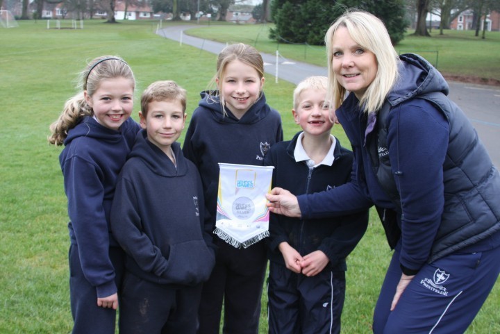 School celebrates sporting accolade