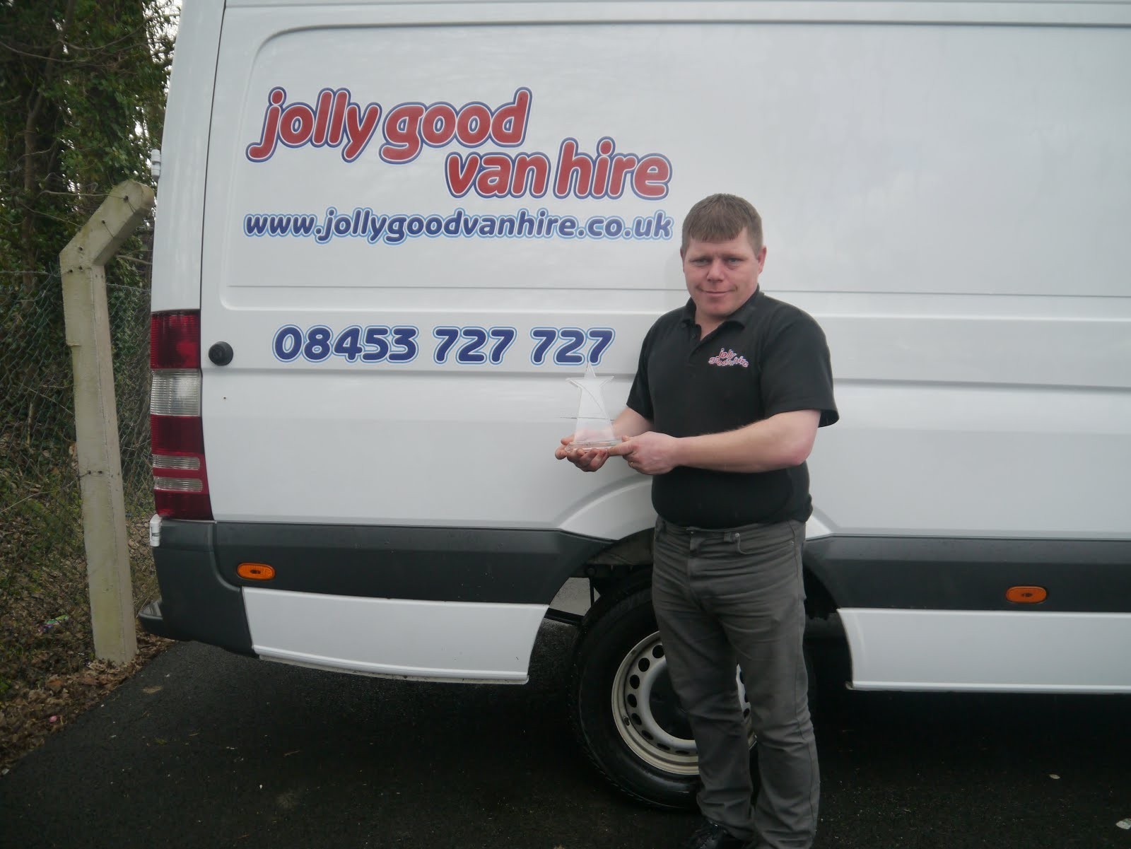 Unsung hero award for van hire boss after heart attack