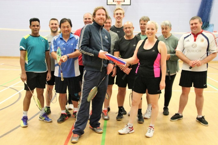 Shropshire design studio boss sponsors badminton club