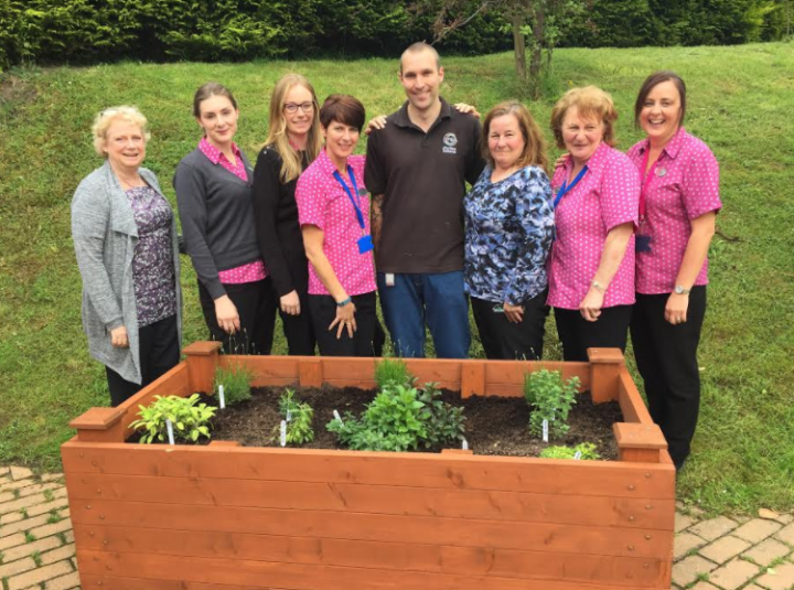 New planters at Shropshire GP surgery made by patients with mental health challenges