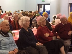 Senior Citizens enjoying themselves at Thomas Adams