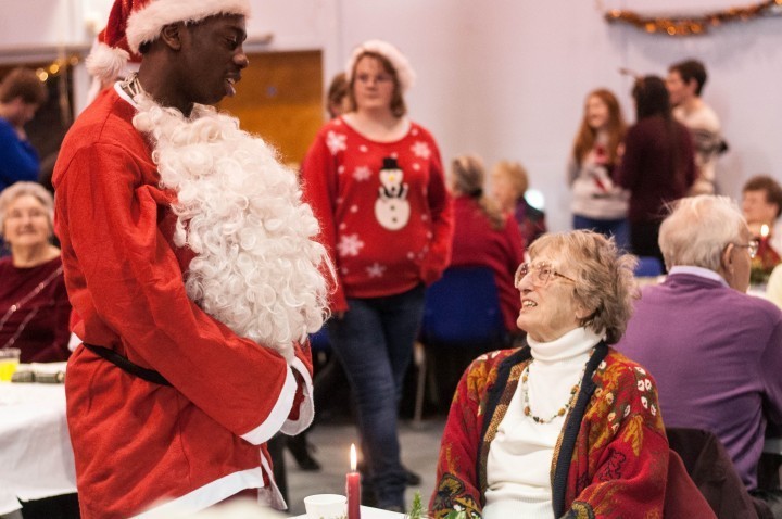 Seniors get chance to be waited on by students at Shropshire college