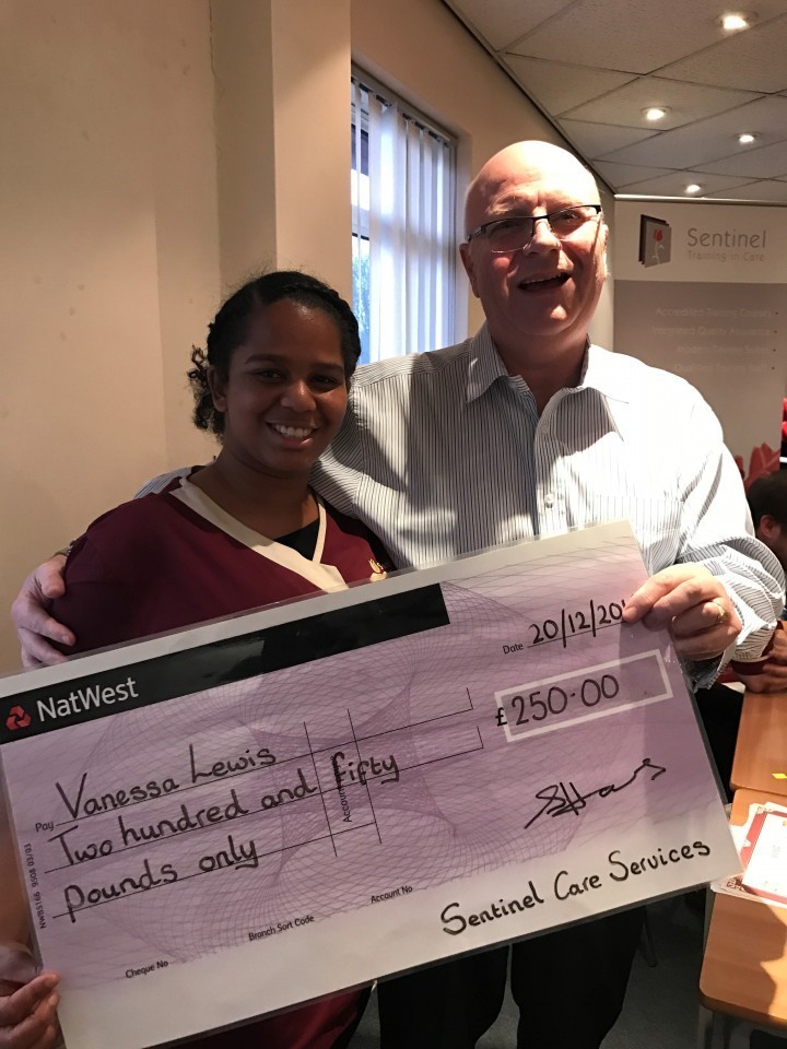 Shropshire care company names its carer of the year