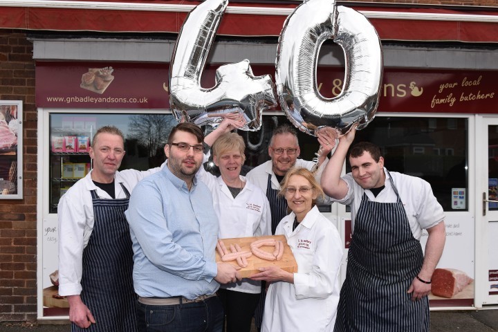 Telford butcher’s 40th anniversary month proves real hit