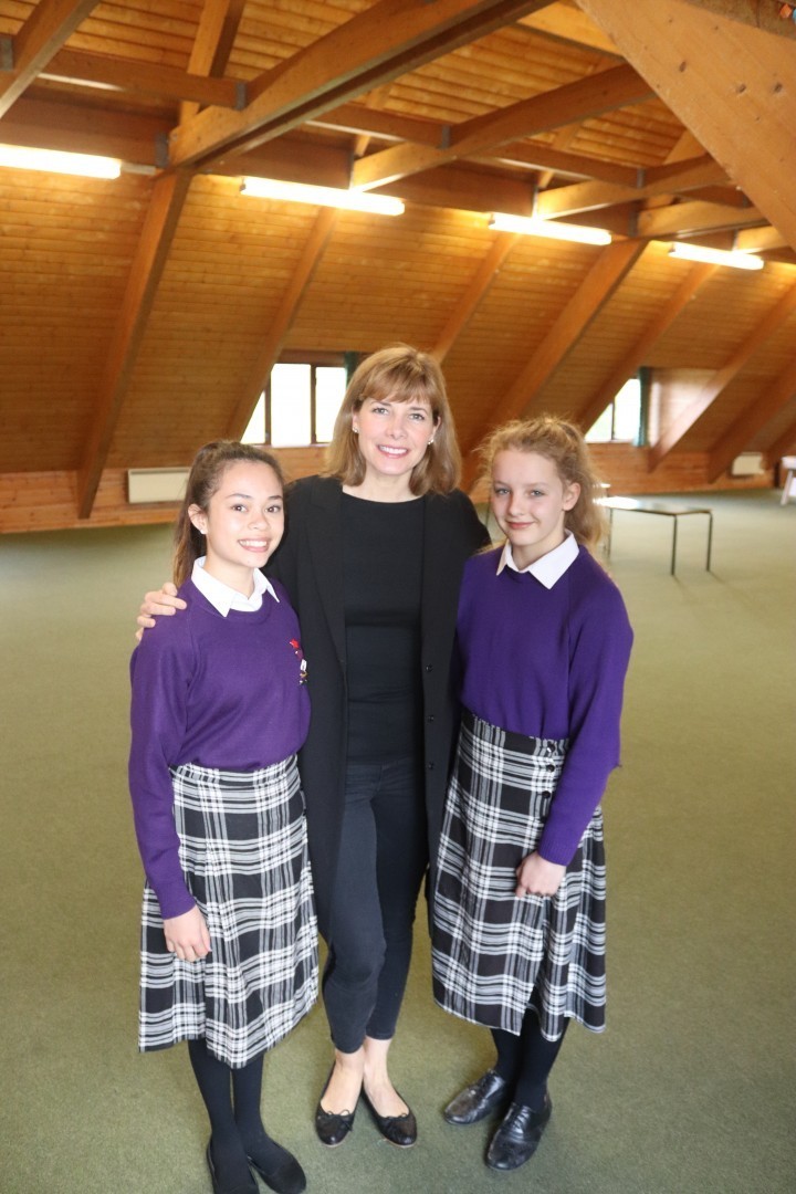 Pupils quiz ballerina Darcey Bussell for author project