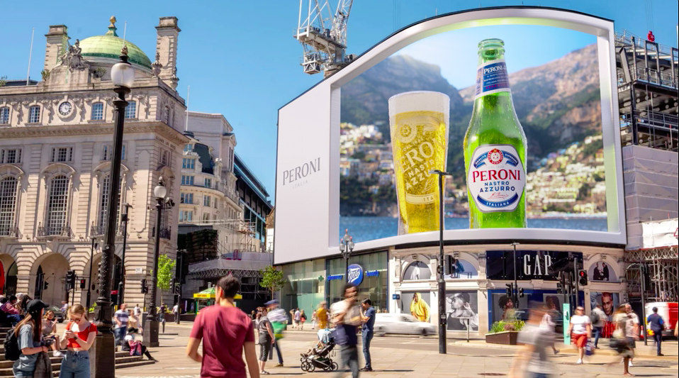 Peroni's 3D billboard campaign