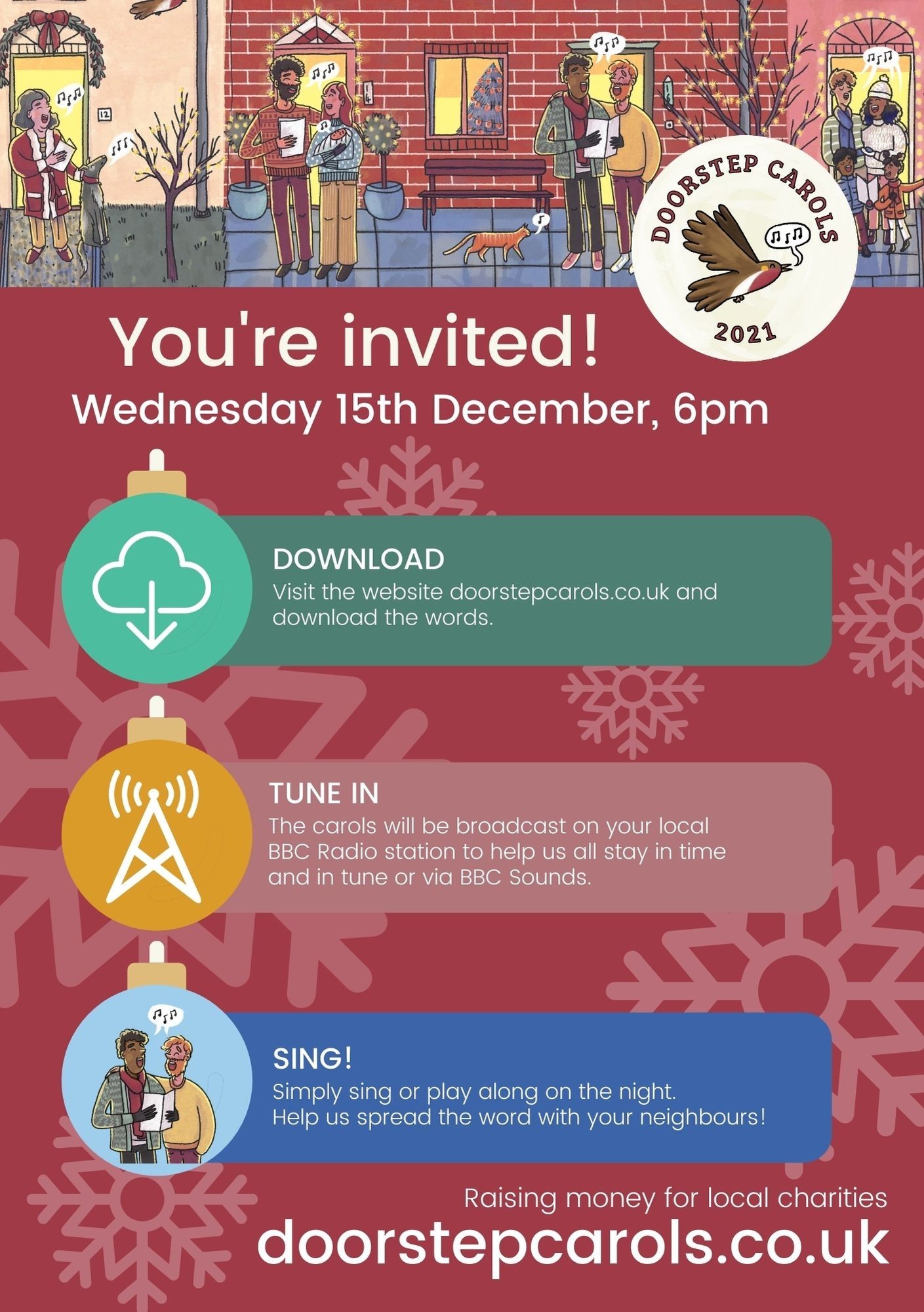 Doorstep Carols Shrewsbury