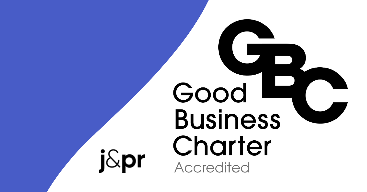 J&PR Receives Good Business Charter Accreditation